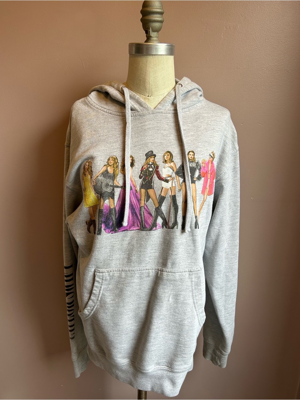 Taylor Swift Light Gray Eras Hoodie